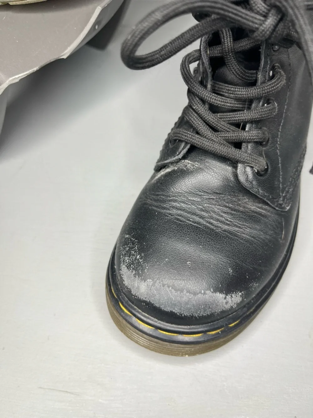Doc Martens Kids Unisex Punk Combat Boots Grunge Distressed Gothic Military US11